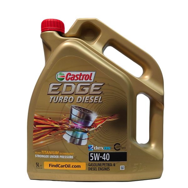 Castrol EDGE Turbo Diesel 5W40 5L